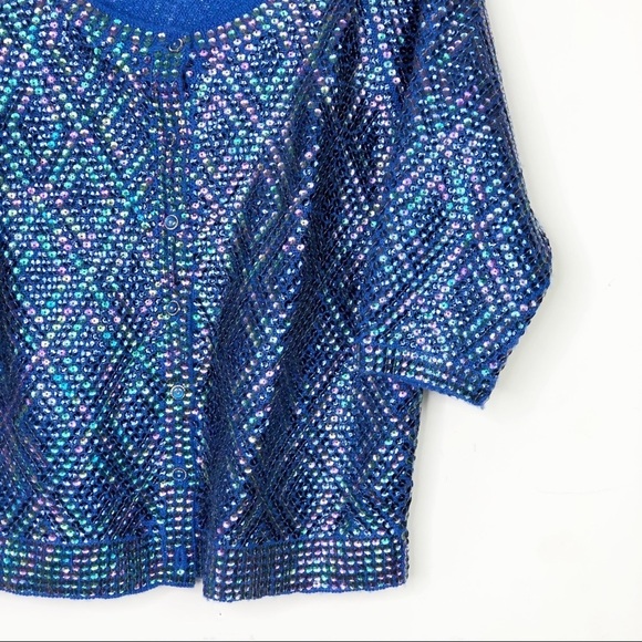 Free people pop star sequined cardigan - Picture 7 of 12